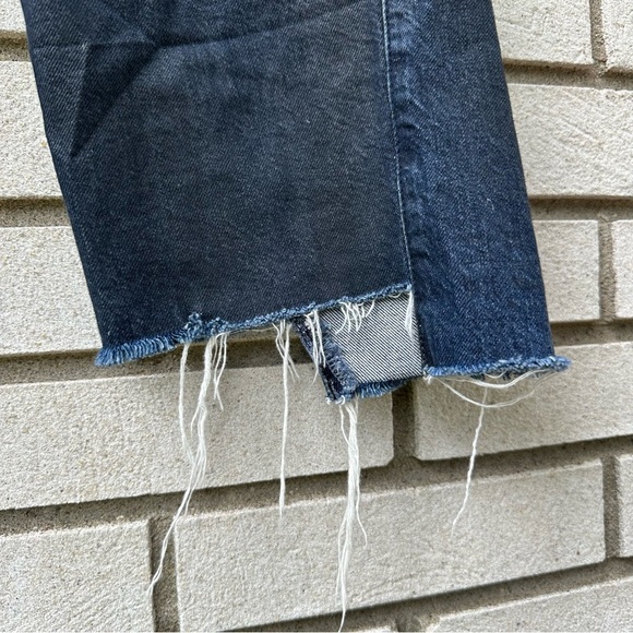 AG Adriano Goldschmied Twisted Alexxis High Rise Vintage Straight Jeans Raw Hem - Picture 2 of 14